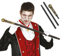 Vampir Gehstock für Erwachsene 75 cm 3 teilig