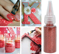Deko Glitzer rot 10 g für Kinder und Erwachsene