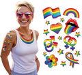 Regenbogen Tattoos für Erwachsene 14 x 30 cm