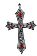 Gotisches Kreuz Halskette für Damen 21 cm