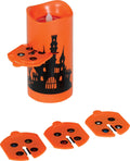 LED Projektor Kerze 16 cm Halloween