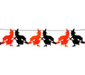Hexen Girlande 300 cm orange schwarz
