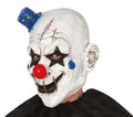 Latex Horrorclown Maske für Erwachsene mit Hut