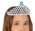 Prinzessin Diadem für Mädchen mit blauem Herz