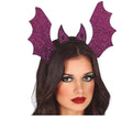 Fledermaus Tiara Kopfschmuck Lila