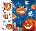 Halloween Wandsticker 25 x 70 cm Kürbis