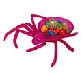 Spinnen Teller 20 cm lila Halloween