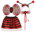 Marienkäfer Tutu Set für Mädchen rot schwarz