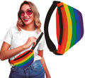Regenbogen Bauchtasche für Erwachsene 34 x 14 cm