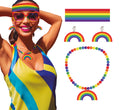 Regenbogen Schmuckset für Erwachsene Pride