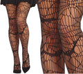 Spinnennetz Strumpfhose für Damen schwarz