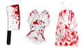 Halloween Schlachter Set Blutschürze