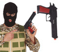 Pistole für Erwachsene schwarz 27 cm Gangster