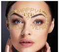 Silvester Glamour Gesichtsschmuck Glittersteine