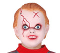 Latex Horrorpuppe Maske für Erwachsene