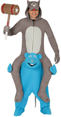 Tier Humor Karneval Kostüm Katze Maus