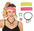 80er Jahre Accessoire Set für Damen 5 teilig