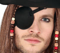 Piraten Augenklappe für Erwachsene schwarz