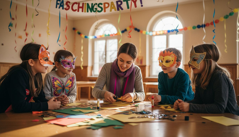 Warum Masken zu Fasching Kinder begeistern