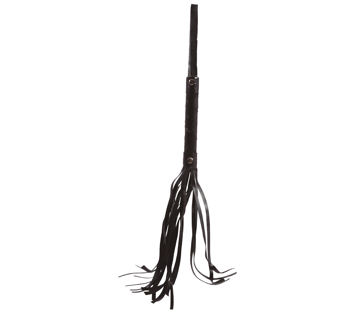 GP16834 – Flogger Peitsche für Erwachsene 50 cm kurz – Farbe: Schwarz