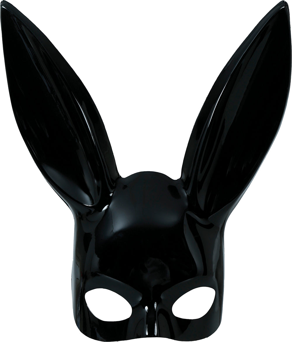 GP2893 – Hasen Maske für Damen schwarz mit langen Ohren – Farbe: Schwarz