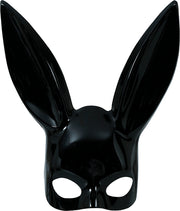 Hasen Maske für Damen schwarz mit langen Ohren, Bild 3