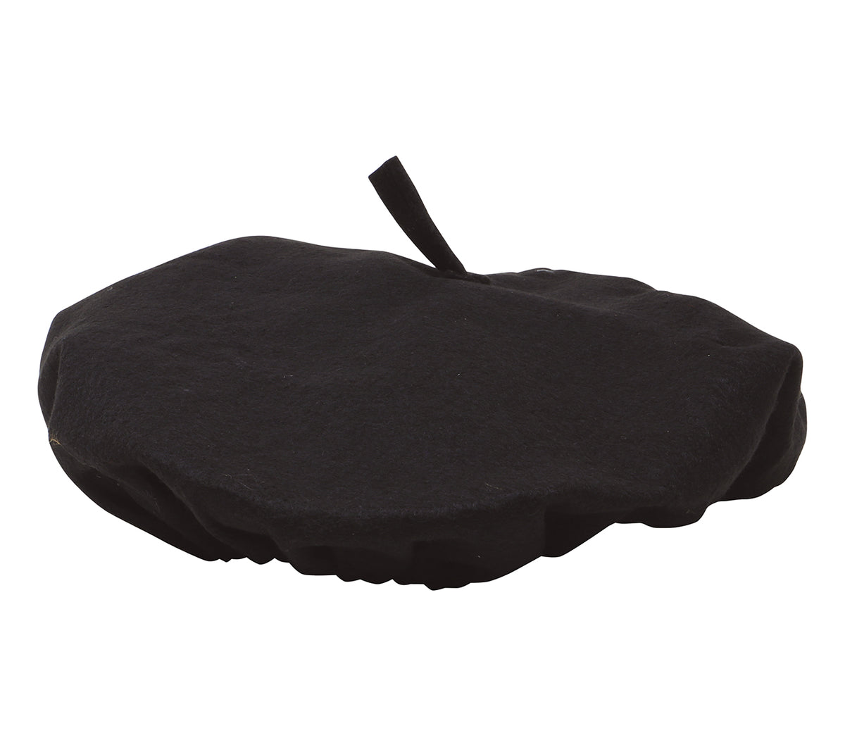GP18406 – Baskenmütze für Erwachsene schwarz – Farbe: Schwarz