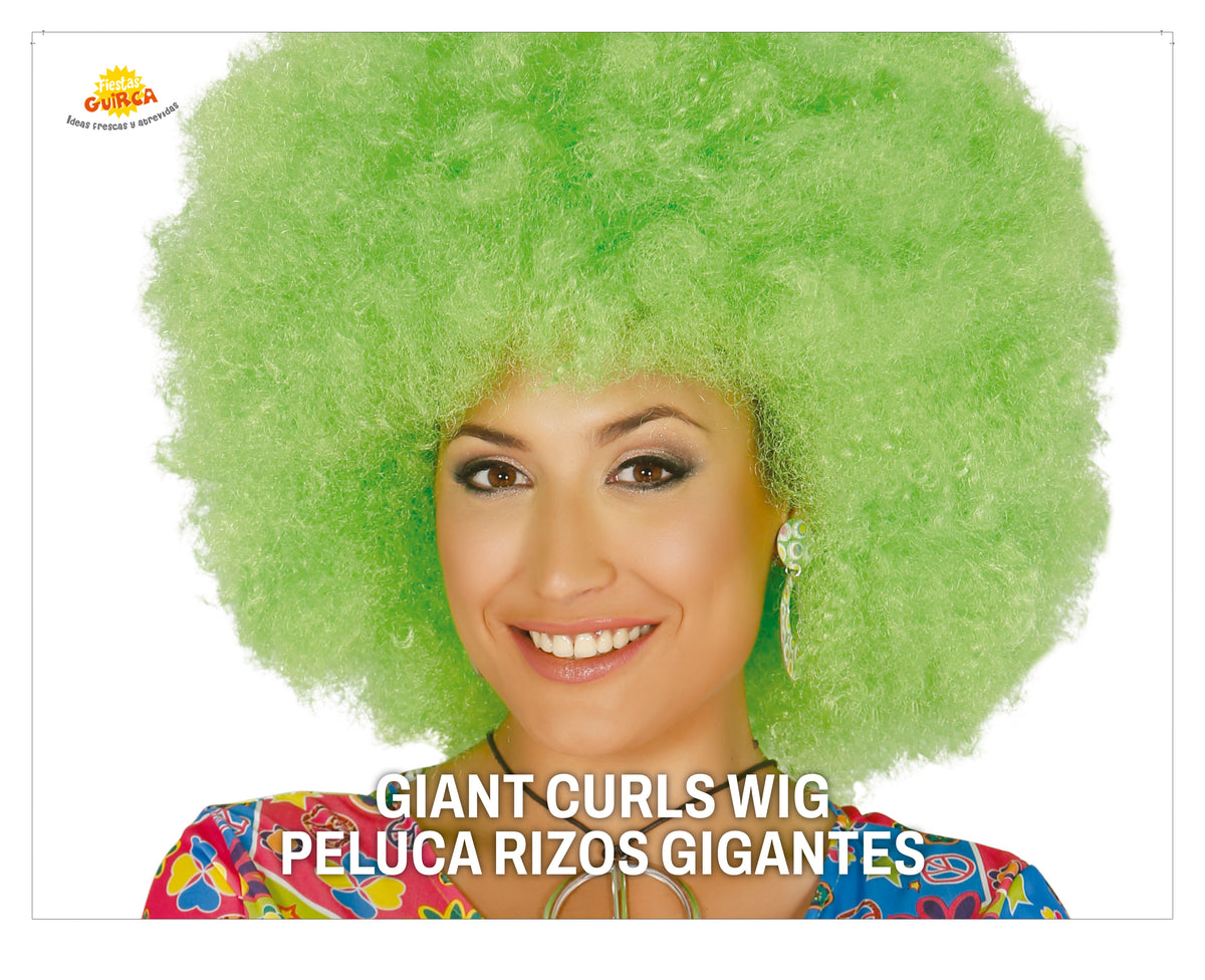 GP4007 – Afro Perücke für Damen extra groß – Farbe: Grün
