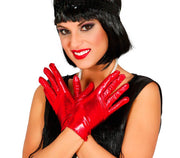 Glanz Handschuhe für Damen 22 cm Lackoptik, Bild 11
