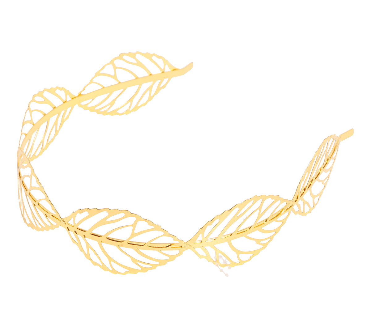 GP17382 – Lorbeerkranz Diadem für Damen gold – Farbe: Gold
