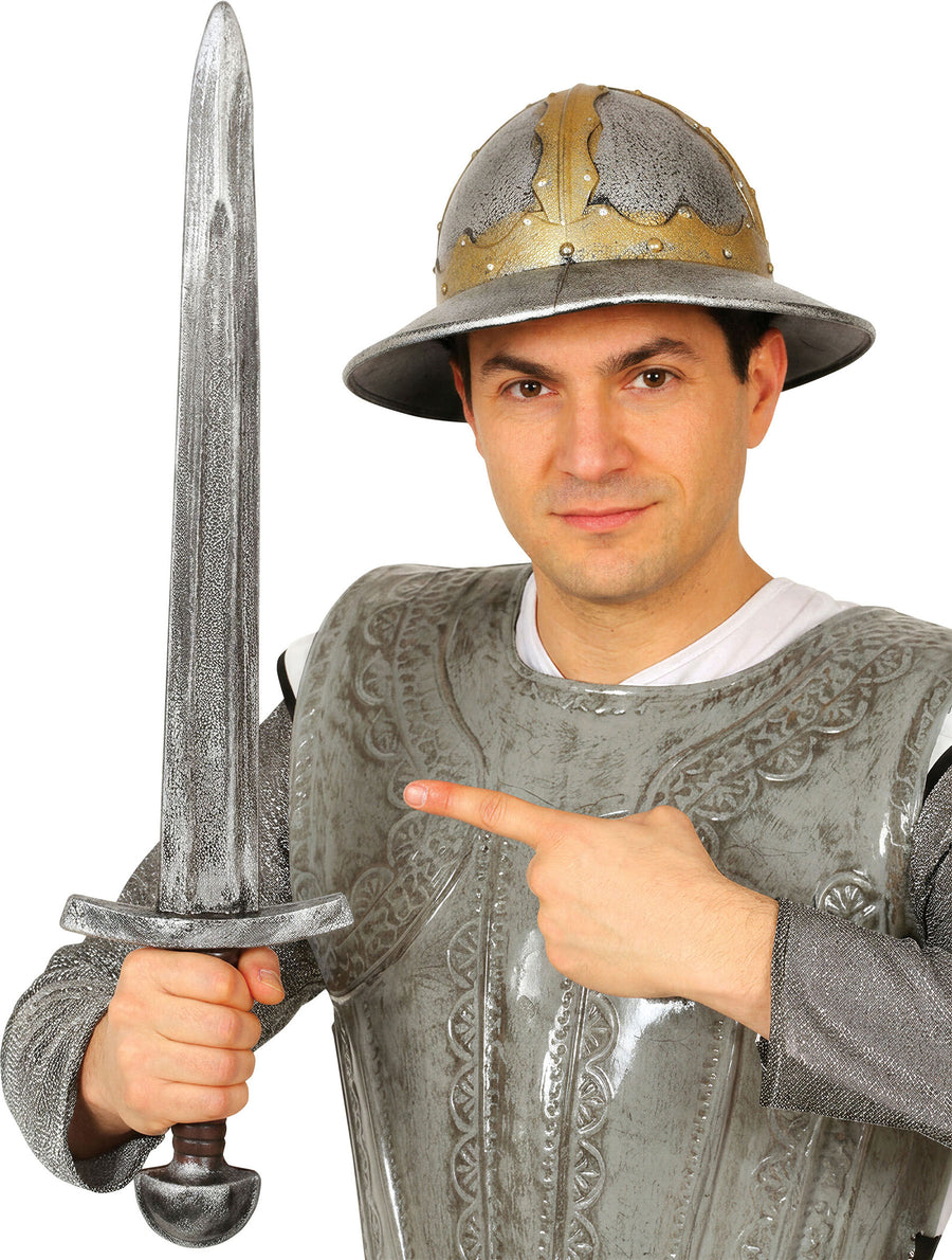 GP17598 – Römer Schwert für Erwachsene 65 cm Gladiator – Farbe: Silber, Ansicht 2