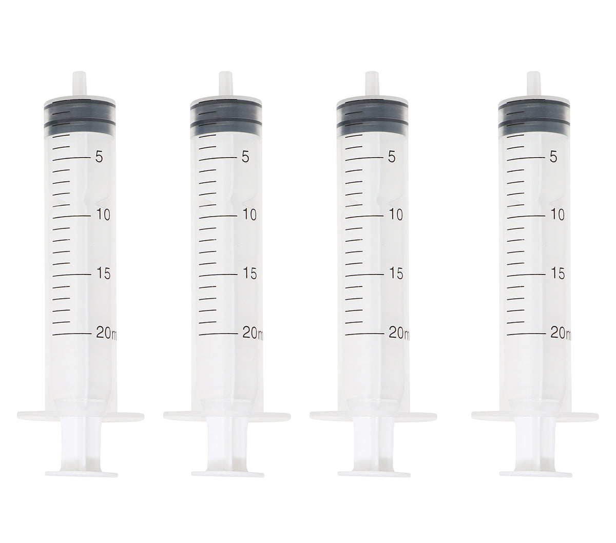 GP16990 – Spritzen Set für Erwachsene 12 cm 4 Stück – Farbe: Transparent
