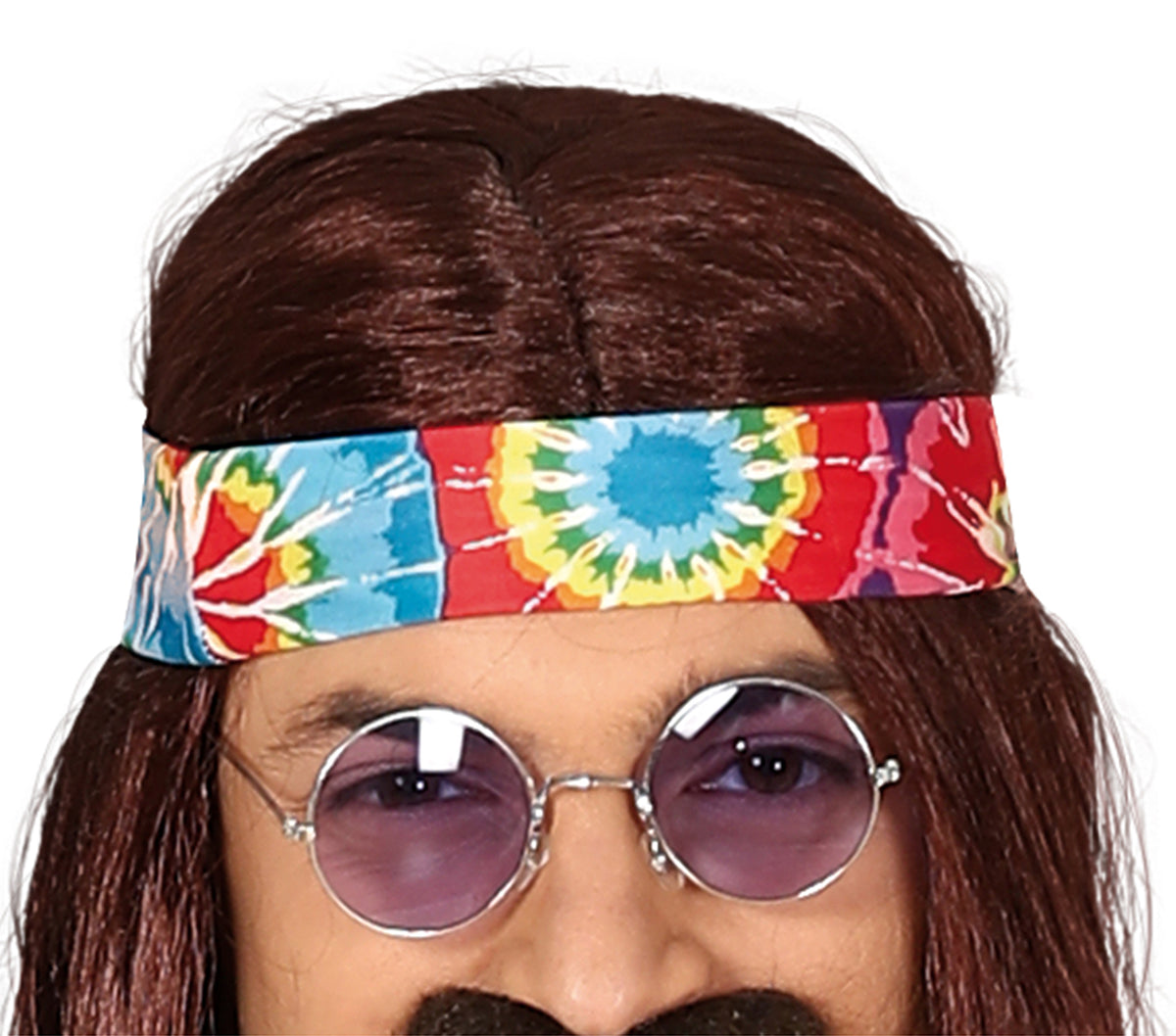 GP86605 – Hippie Kostüm für Herren mit Fransenweste – Größe: 48 - 50 (M) – Farbe: Braun