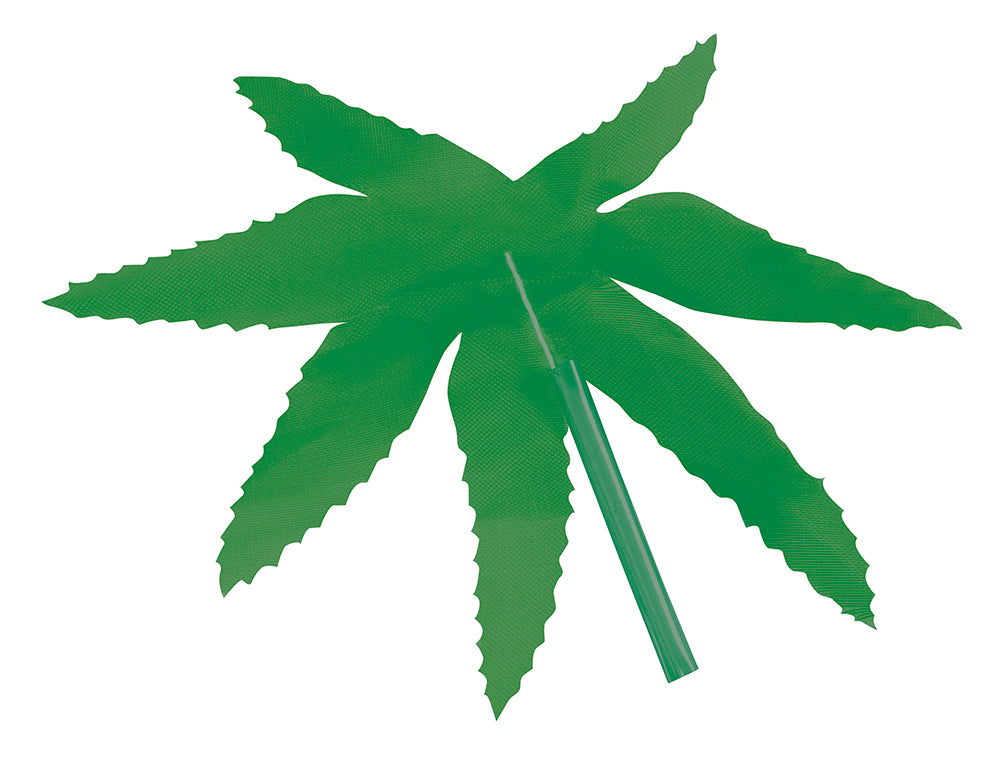 GP18909 – Hanfblatt Halskette für Erwachsene Hawaii – Farbe: Grün