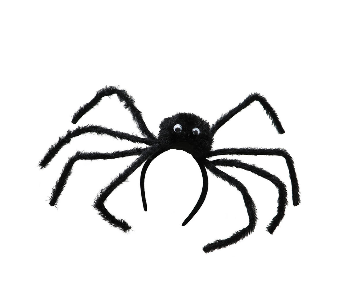 GP26461 – Spinnen Haarreif für Damen schwarz Halloween – Farbe: Schwarz