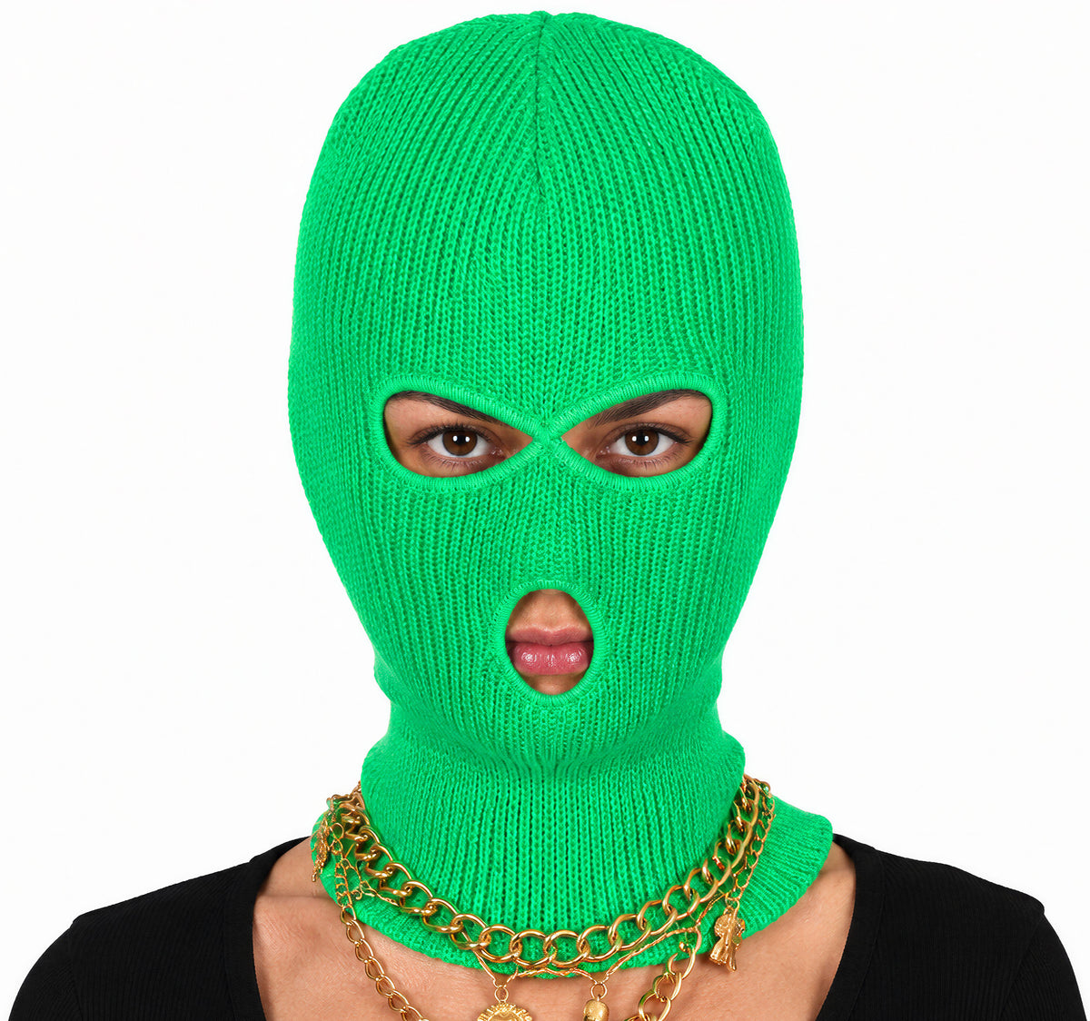 GP16267 – Neon Sturmhaube für Erwachsene Balaclava – Farbe: Grün