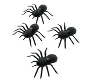 4 Spinnen schwarz 10 cm Halloween Deko, Bild 4