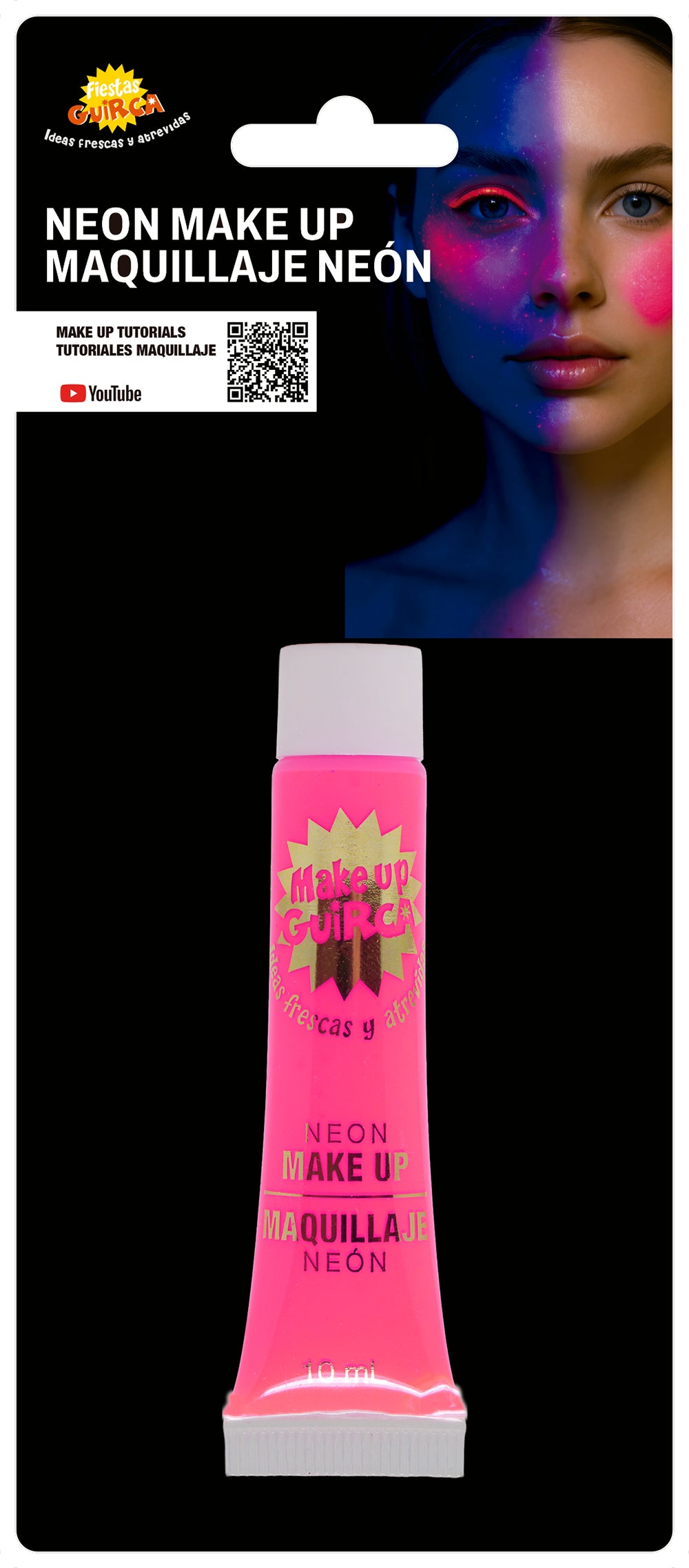GP15658 – Neon Schminke 10 ml UV Schwarzlicht – Farbe: Pink