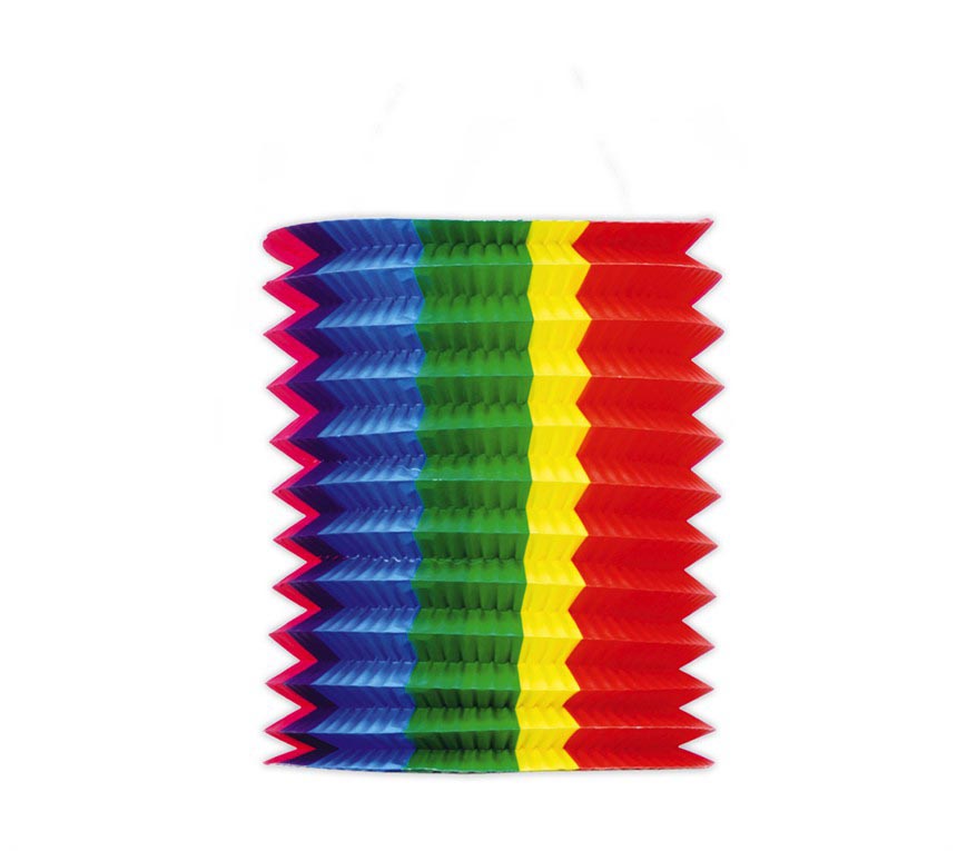 Zuglaterne 20 cm bunt Partydeko