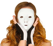 Venedig Maske für Erwachsene zum Bemalen weiß, Bild 1