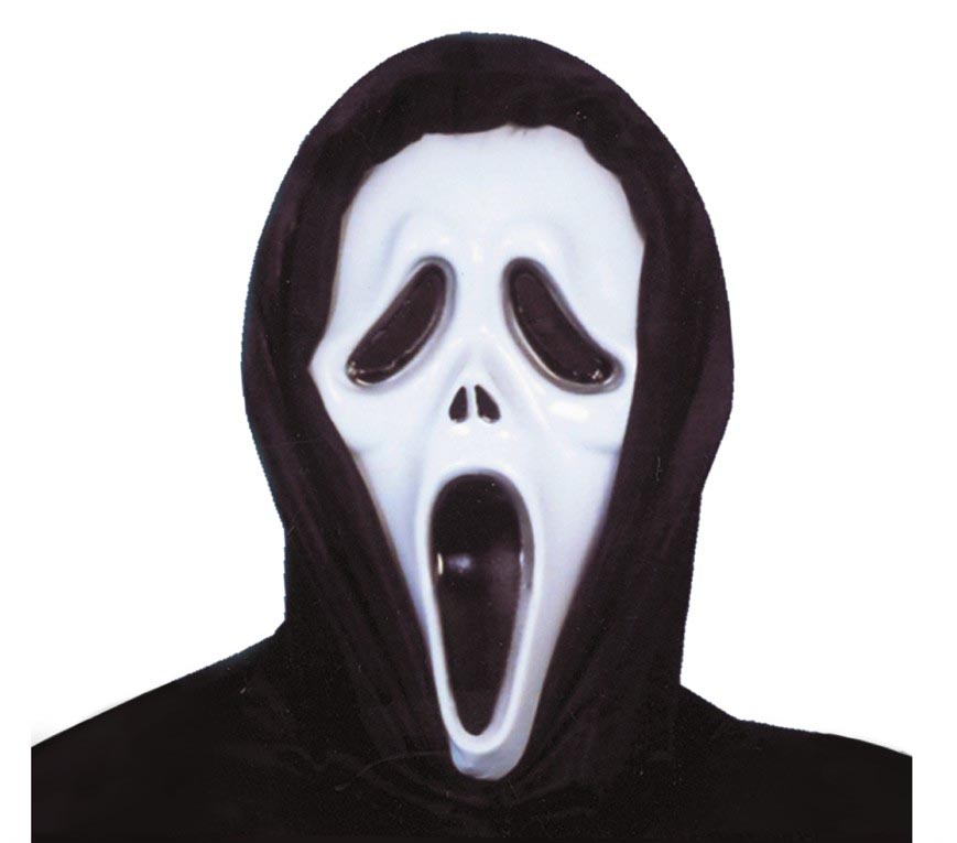 GP1140 – Totenkopf Maske Geisterhafte Gestalt – Farbe: Weiß