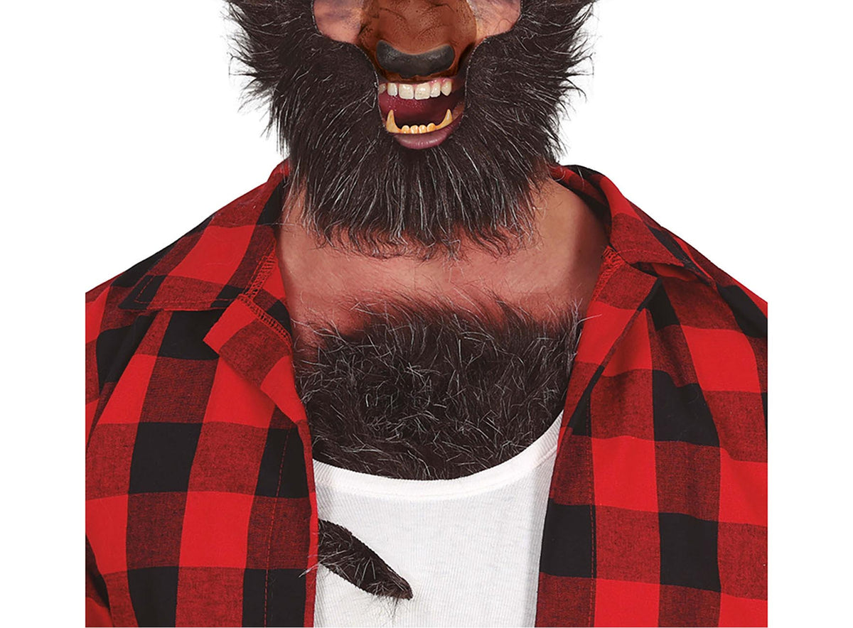 GP11507 – Werwolf Halloween Monster Party Kostüm – Farbe: Braun
