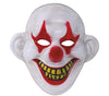 GP1151 – Clown Halloween Fratze Rot Weiß Grusel – Farbe: Weiß