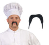 GP11521 – Ninja Schnurrbart Asien Karneval – Farbe: Schwarz