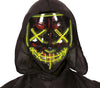 GP1152 – Halloween Horror Gruselmaske Unheimlich – Farbe: Schwarz