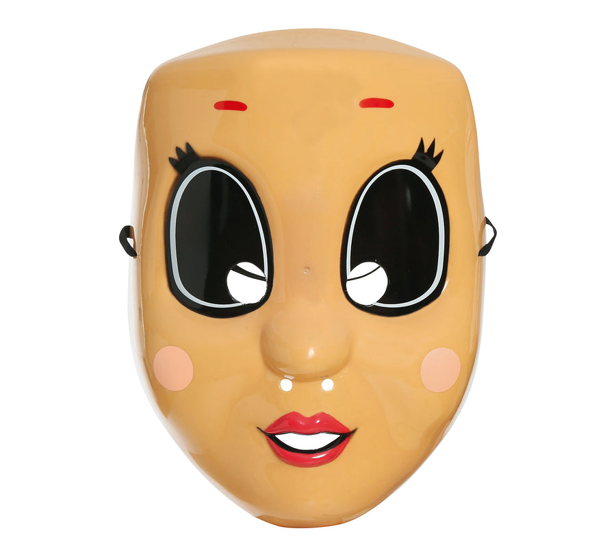 GP1154 – Halloween Grusel Horror Maske – Farbe: Beige, Ansicht 2