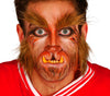 GP11553 – Werwolf Augenbrauen Koteletten Halloween – Farbe: Braun