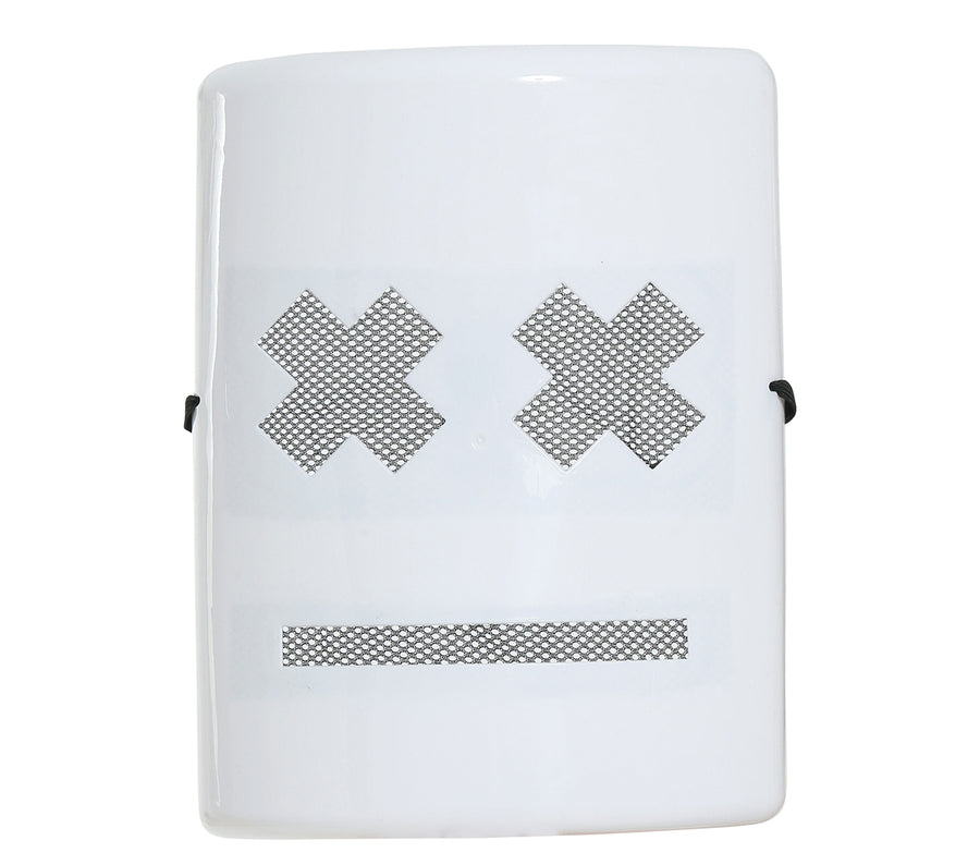 GP1156 – Mystery Maske Erwachsene DJ Optik – Farbe: Weiß, Ansicht 2