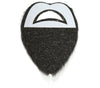 GP11572 – Gallier Bart Schnurrbart Kostüm Karneval – Farbe: Grau