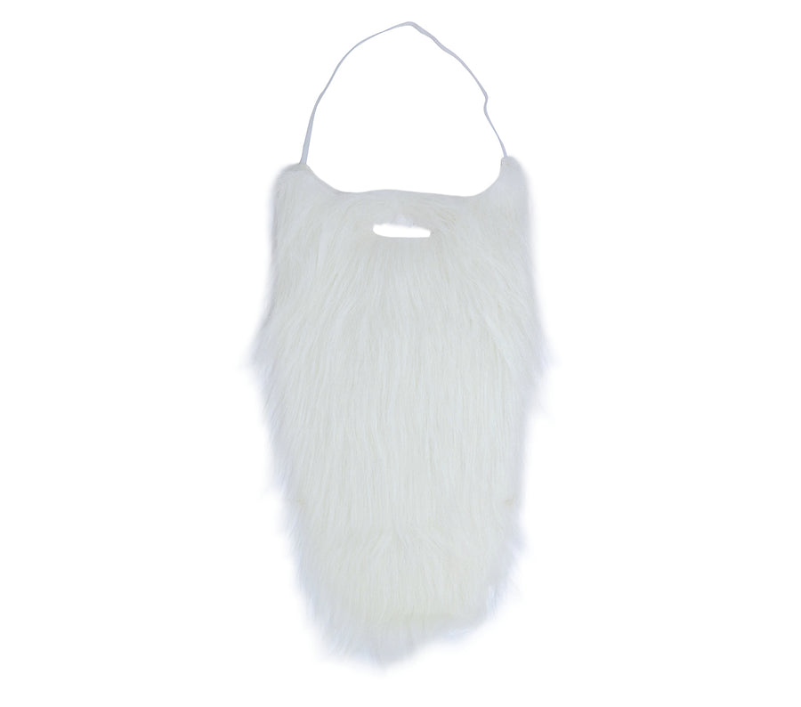 GP11573 – Weihnachten Bart Weiß Nikolaus Mittelalter – Farbe: Weiß, Ansicht 2